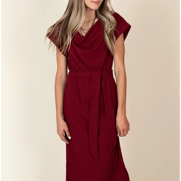 Joyfolie  MARNIE DRESS IN BERRY Size M - Picture 3 of 4
